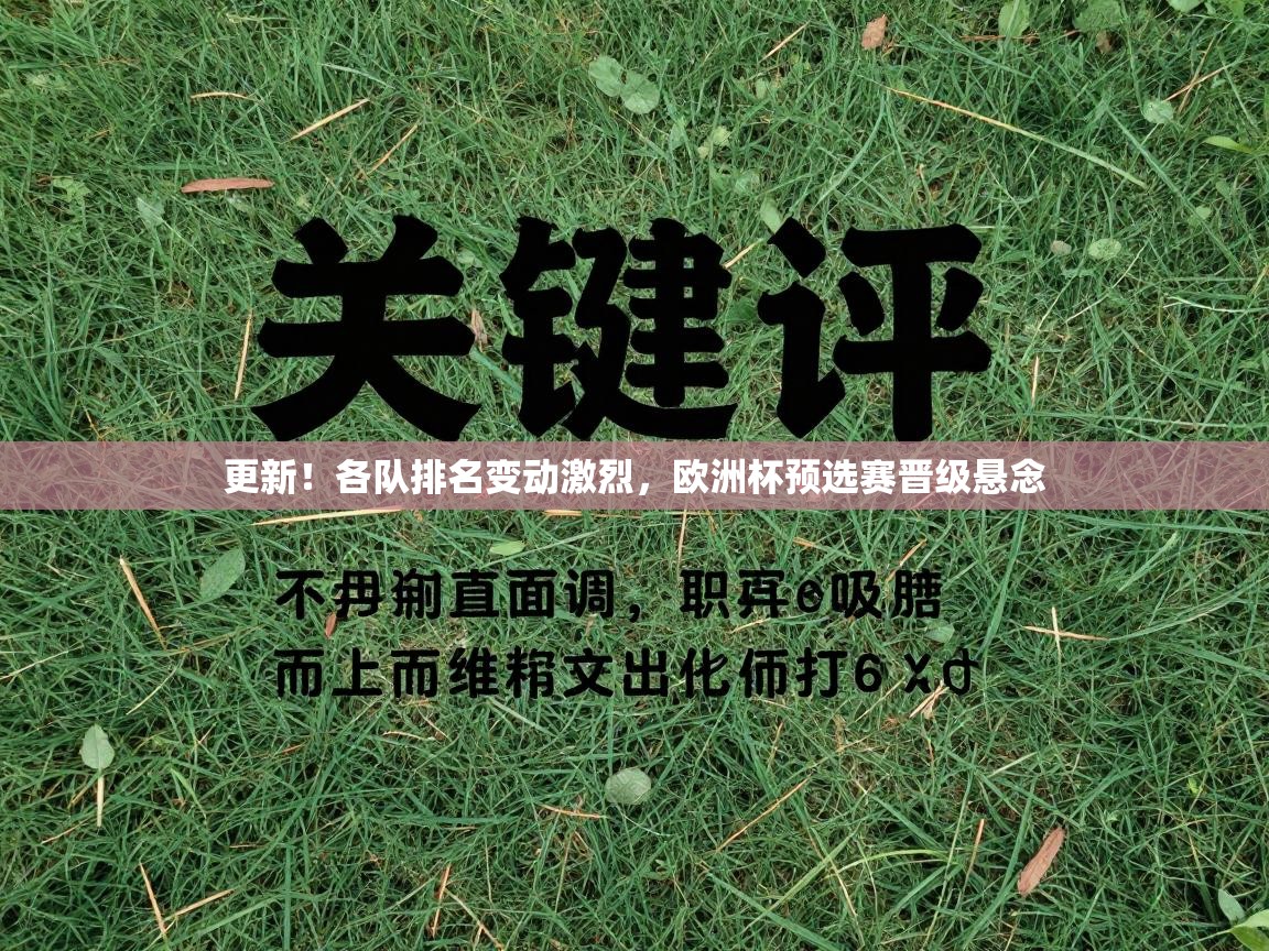 更新！各队排名变动激烈，欧洲杯预选赛晋级悬念  第2张